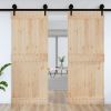 Door NARVIK 35.4"x82.7" Solid Wood Pine