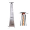 Outdoor Patio Propane Space Heater - 42,000 Btu Pyramid Propane Heater,7.5 Feet Tall,stainless steel Outdoor Heater, Portable Heater, Patio Heater Pro