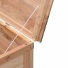 Patio Storage Box 78.1"x19.7"x22.2" Solid Wood Fir