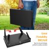 16.7x10x17.7in Portable Charcoal Grill Foldable BBQ Suitcase Grill Shelf For Outdoor Camping Picnics Garden Grilling