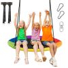 40-Inch Flying Saucer Tree Swing Outdoor Play Set with Easy Installation Process for Kids