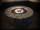 Living Source International 9'' H x 28'' W Fiber Reinforced Concrete Outdoor Fire pit(Stone Gray)CM-1021