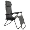 Infinity Zero Gravity Chair Pack 2, Outdoor Lounge Patio Chairs with Pillow and Utility Tray Adjustable Folding Recliner for Deck,Patio,Beach,Yard, Gr