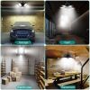 2 Packs LED Garage Lights 160W LED Shop Light Deformable E26/E27 Garage Ceiling Lights with 6 Adjustable Lighting Blades for Garage Basement Shop