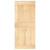 Door NARVIK 35.4"x82.7" Solid Wood Pine