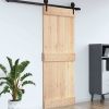 Door NARVIK 27.6"x82.7" Solid Wood Pine