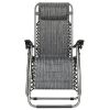 Infinity Zero Gravity Chair Pack 2, Outdoor Lounge Patio Chairs with Pillow and Utility Tray Adjustable Folding Recliner for Deck,Patio,Beach,Yard, Gr