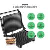 3-in-1 Electric Indoor Panini Press & Grill, 4-Slice Sandwich Press, Opens 180¬∞ for Grilling