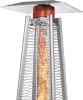 Outdoor Patio Propane Space Heater - 42,000 Btu Pyramid Propane Heater,7.5 Feet Tall,stainless steel Outdoor Heater, Portable Heater, Patio Heater Pro