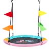 Outdoor Round Flying Saucer Tree Swing Set