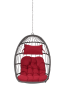 Outdoor Garden Rattan Egg Swing Chair Hanging Chair Wood