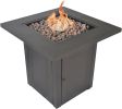 LEGACY HEATING Propane Fire Pit Table, 50,000 BTU Square Fire Table, Fire Pit Propane for Outside Patio, Add Warmth and Ambience to Gatherings and Par