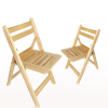 Comfort Leisure Wood Folding Chair(Set of 2),Walnut, 18.1\"x24.8\""x29.5\"""