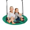 Backyard Tree Round Swing with Adjustable Ropes