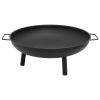 Fire Pit 26.6"x22.8"x8.9" Steel