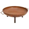 Fire Pit 26.6"x22.8"x8.9" Steel