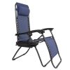 Infinity Zero Gravity Chair Pack 2, Outdoor Lounge Patio Chairs with Pillow and Utility Tray Adjustable Folding Recliner for Deck,Patio,Beach,Yard, Bl