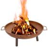 Fire Pit 26.6"x22.8"x8.9" Steel