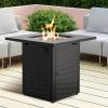 LEGACY HEATING Propane Fire Pit Table, 50,000 BTU Square Fire Table, Fire Pit Propane for Outside Patio, Add Warmth and Ambience to Gatherings and Par