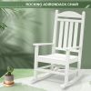 Outdoor Rocking Chairs All-Weather Resistant HDPE Poly Wood Resin Plastic, Humidity-Proof, Porch, Deck, Garden, Lawn, Backyard, Fire Pit, Garden Glide