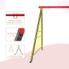 Metal Swing Stand Swing Sets for Backyard,Powder Coated Swing Frame of Swing Set with Extra Side Bars,880 Lbs Heavy-Duty A-Frame Outdoor Swing Fits Sw