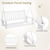 3-Person Wooden Outdoor Porch Swing with 800 lbs Weight Capacity