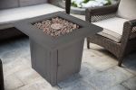 LEGACY HEATING Propane Fire Pit Table, 50,000 BTU Square Fire Table, Fire Pit Propane for Outside Patio, Add Warmth and Ambience to Gatherings and Par