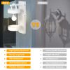 Inowel Wall Lights Outdoor Lantern with Dusk to Dawn Sensor E26 Bulb (Not Include) Max 28W 32331