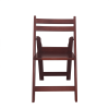 Comfort Leisure Wood Folding Chair(Set of 2),Walnut, 18.1\"x24.8\""x29.5\"""