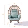 Outdoor Garden Rattan Egg Swing Chair Hanging Chair