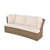 Customizable Outdoor Patio Furniture Set, Wicker Furniture Sofa Set with Thick Cushions, Suitable for Backyard, Porch.