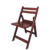 Comfort Leisure Wood Folding Chair(Set of 2),Walnut, 18.1\"x24.8\""x29.5\"""